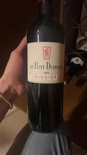 Bordeaux Moulis-en-Médoc Le Petit Dutruich 2022