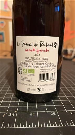 Лангедок Не вказано Château Castigno Le Pinard de Rochard cinsault grenache 2023