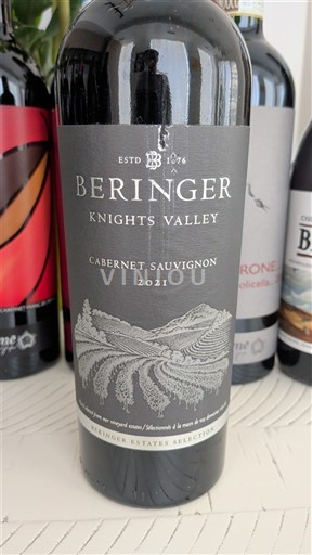 Kalifornialaiset AVA:t Knights Valley Beringer Estates Selection 2021