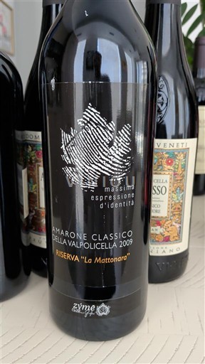 Венето Не вказано Zýme Riserva La Mattonara 2009