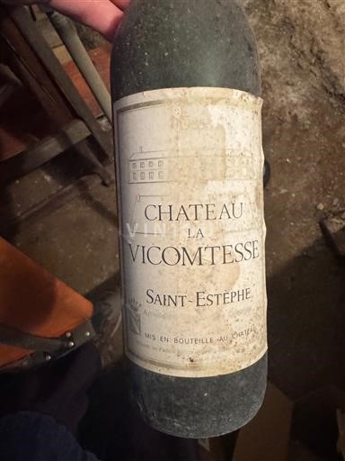 Bordeaux Saint-Estèphe Château La Vicomtesse 1985