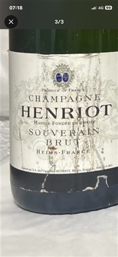 Champagne Henriot Souverain Senza annata