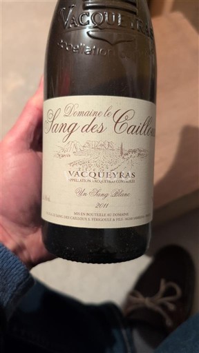 Рона Вакейрас Domaine Le Sang des Cailloux Un Sang Blanc 2011
