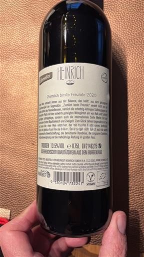 Víno Rouge sec Ziemlich beste Freunde Heinrich 2020 Rakousko Burgenland Nespecifikováno DAC