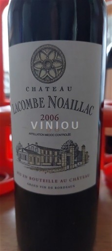 Bordeaux Médoc Château Lacombe Noaillac 2006