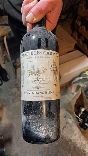 Bordeaux Domaine Les Carmels Les Vendanges 2016