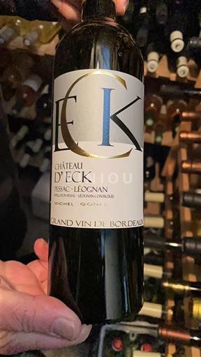 Bordeaux Pessac-Léognan Château ECK 2022
