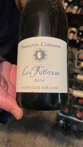 Viinit Blanc sec Les Tuffeaux François Chidaine 2014 Ranska Loiren laakso Montlouis-sur-Loire AOC