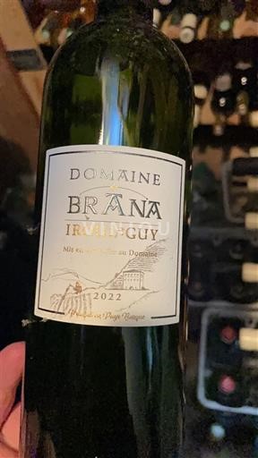 Південний Захід Ірулегі Domaine Brana Irouleguy 2022