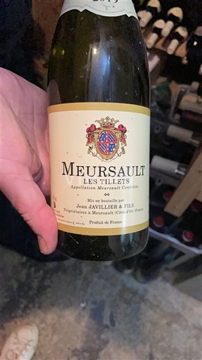 Burgundi Meursault Jean Javillier & Fils Les Tillets 2019