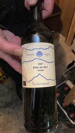 Rượu vang Blanc sec Blanc de Noir trocken Rodermund 2022 Đức Baden