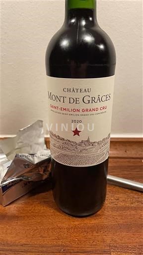 Bordeaux Saint-Émilion Grand Cru Grand Cru Château Mont de Grâces 2020