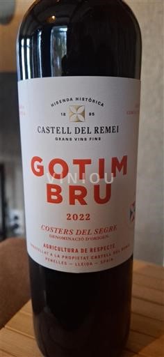 Catalonia Costers del Segre Castell del Remei Gotim Bru 2022