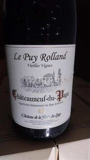 Thung lũng Rhône Châteauneuf-du-pape Château La Font du Loup Le Puy Rolland Vieilles Vignes 2017