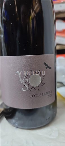 Vinos Rouge sec VS Cote de l'agly 2020 Francia Languedoc y Rosellón Catalán IGP