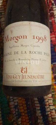 Weine Rouge sec Domaine La Roche Pillée 1998 Frankreich Beaujolais Morgon AOC