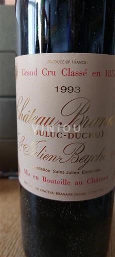 Bordeaux Saint-Julien Château Branaire-Ducru St Julien Beychevelle 1993