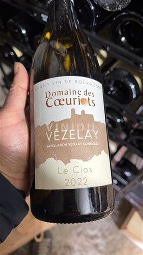 Vinos Blanc sec Le Clos Domaine S Coeuriots 2022 Francia Borgoña Volnay AOC