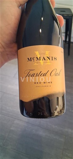 Вина Rouge sec Toasted Oak McManis 2023 США Каліфорнійські AVA Не вказано AVA