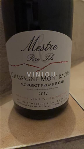 Бургундія Chassagne-Montrachet Premier Cru Mestre Père & Fils Morgeot Premier Cru 2017