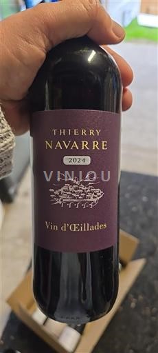 Vini Rouge sec Vin d'Œillades Thierry Navarre 2024 Francia Linguadoca Vin de France