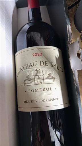 Bordeaux Pomerol Château Sales 2020