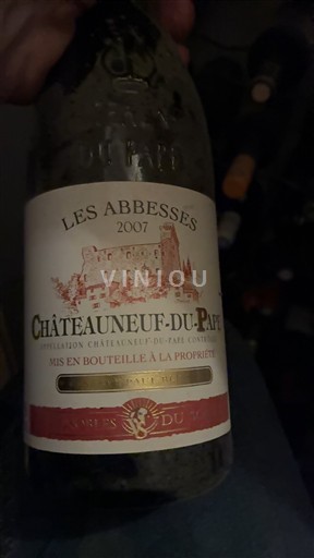 Valea Ronului Châteauneuf-du-Pape Les Abbesses 2007
