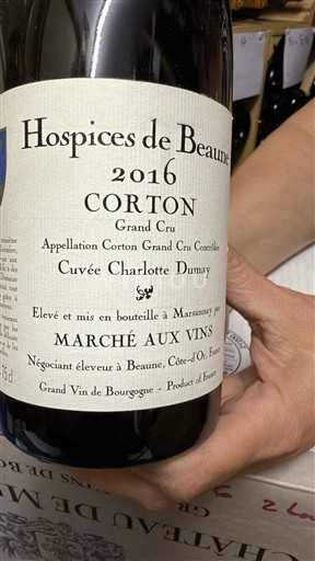 Burgund Corton Grand Cru Hospices de Beaune Charlotte Dumay 2016