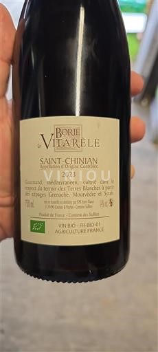 Лангедок Сен-Шиньян Borie la Vitarèle Les schistes 2023
