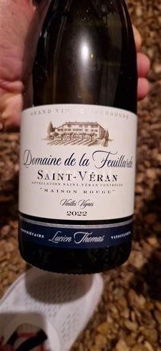 Бургундія Сен-Веран Domaine LA FEUILLARDE Maison Rouge 2022