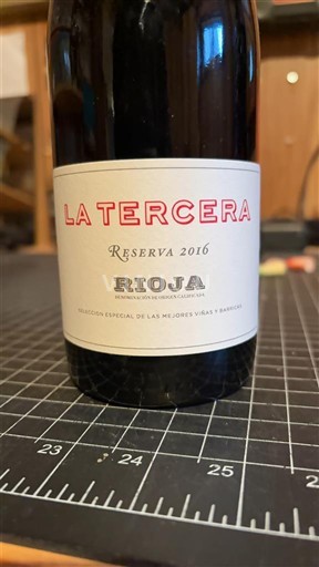 La Rioja Rioja La Tercera Reserva 2016
