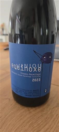 Вина Rouge sec Équinoxe Domaine S Bruyères 2023 Франція Рона Кроз-Ермітаж AOC