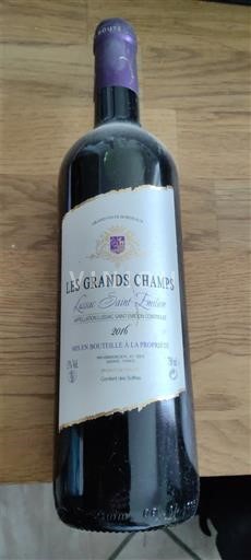 Bordeaux Lussac-saint-émilion Les Grands Champs 2016