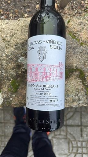 Castilia și León Ribera del Duero Bodegas y Viñedos Vega Sicilia Valbuena 5º 2008