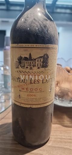 Бордо Медок Château Les Lattes 2006