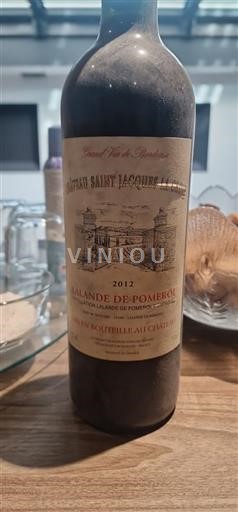 Burdeos Lalande-de-Pomerol Château Saint Jacques 2012