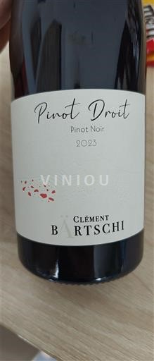Alsace Clément Bartschi Pinot Droit 2023