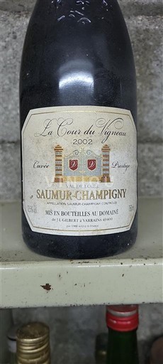 Вина Rouge sec Tradition La Cour du Vigneau 2002 Франція Луарська долина Сомюр-Шампіньї AOC
