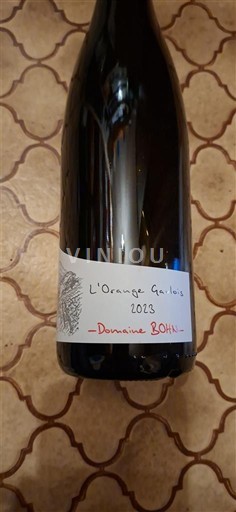 Вина Orange sec L'Orange Gaulois Domaine Bohn 2023 Франція Ельзас Гевюрцтрамінер AOC