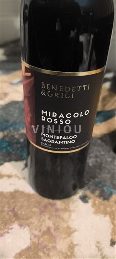 Umbria Montefalco Sagrantino Benedetti & Grigi Miracolo Rosso 2021