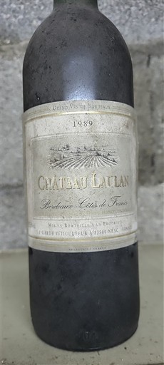 Bordeaux Ni doloceno Château Laulan 1989