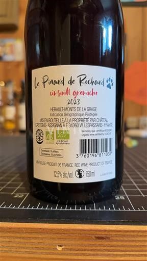 Languedoc Nespecifikováno Château Castigno Le cinsault grenache 2023