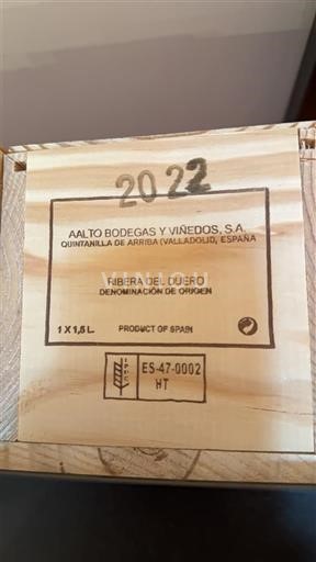 Vinos Rouge sec Aalto Bodegas y Viñedos 2022 España Castilla y León Ribera del Duero DO