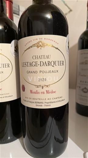 Bordeaux Moulis-en-Médoc Lestage-Darquier Grand Poujeaux 2020