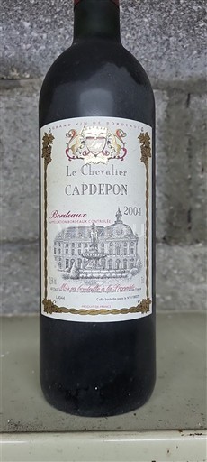 Bordeaux Le Chevalier Capdepon 2004