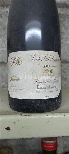 Rượu vang Rouge sec Les Subileaux Domaine Landreau 1998 Pháp Thung lũng sông Loire Anjou AOC