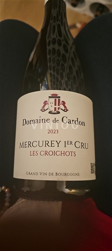 Бургундія Меркуре Premier Cru Domaine Cardon Les Croichots 2023