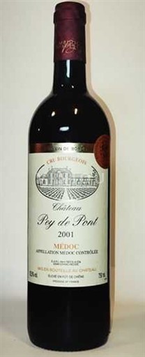 Bordeaux Médoc Château Pey de Pont 2001