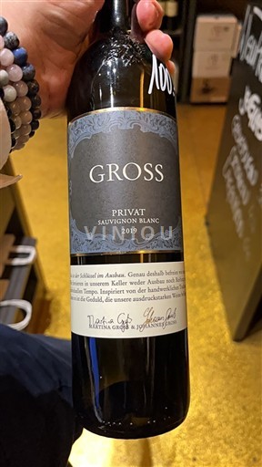 Viinit Blanc sec Privat Sauvignon Blanc Gross 2019 Itävalta Steiermark Südsteiermark DAC DAC