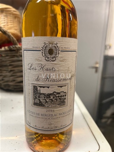 Sudoeste Côtes-de-Bergerac Les Hauts de Roussemont 2006